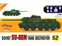 9152 Dragon Советский истребитель танков СУ-85M и советское пехотное снаряжение (1:35)