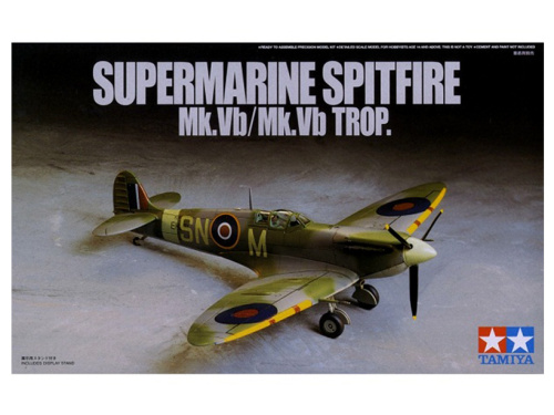 60756 Tamiya Британский истребитель Supermarine Spitfire Mk.Vb/Mk.Vb Trop. (1:72)