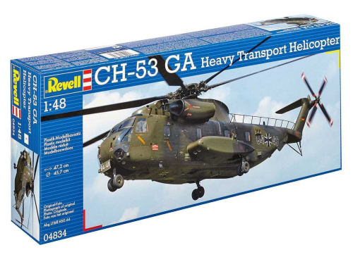 04834 Revell Вертолет Sikorsky CH-53 GA Heavy Transport Helicopter (1:48)