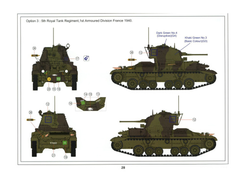 35GM0003 Gecko Models Британский крейсерский танк Mk. I, A9 Mk.1 (1:35)