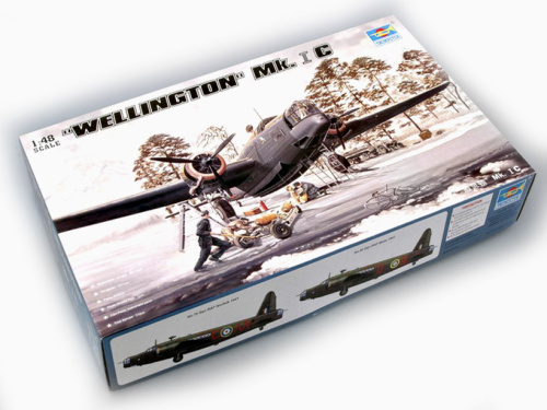 02808 Trumpeter Британский бомбардировщик «Wellington» Mk.1C (1:48)