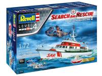 05683 Revell Подарочный набор "Катер DGzRS Berlin с вертолетом Sea King" (1:72)