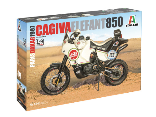 4643 italeri Мотоцикл Cagiva Elefant 850 - 1987 (1:9)