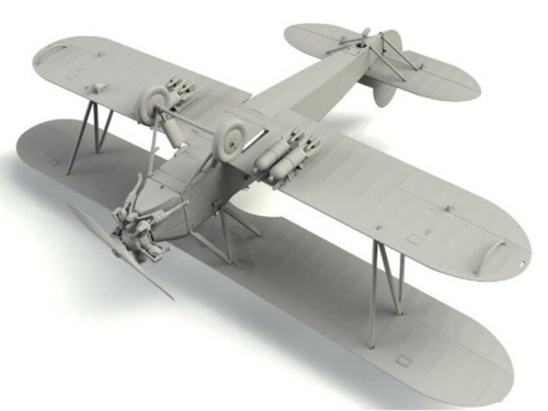 72243 ICM Советский легкий ночной бомбардировщик У-2/По-2ВС (1:72)