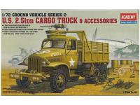 13402 Academy Американский 2,5 - тонный грузовик и аксессуары (1:72)