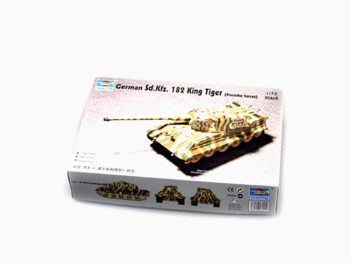 07202 Trumpeter Немецкий танк "King Tiger" (башня Porsche) (1:72)