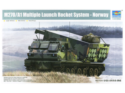 01048 Trumpeter Многоцелевая ракетная система M270/A1 - Норвегия (1:35)
