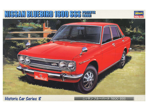 21208 Hasegawa Автомобиль The Nissan Bluebird 1600 SSS 1969 (1:24)