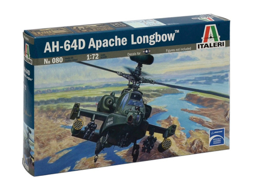 0080 Italeri Вертолет AH-64D Apache Longbow (1:72)