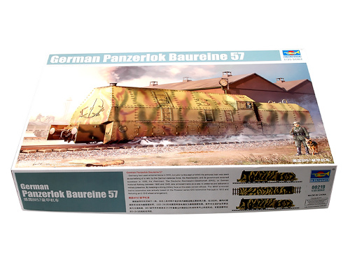 00219 Trumpeter Немецкий бронированный паровоз Panzerlok BR57 (1:35)
