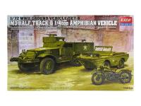 13408 Academy Американский грузовик M3 Half Track и 1/4ton Амфибия (1:72)