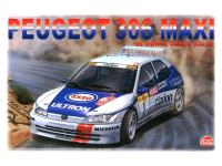 NU-24009 NuNu Model Kit Автомобиль Peugeot 306 Maxi 1996 Rally Monte Carlo (1:24)