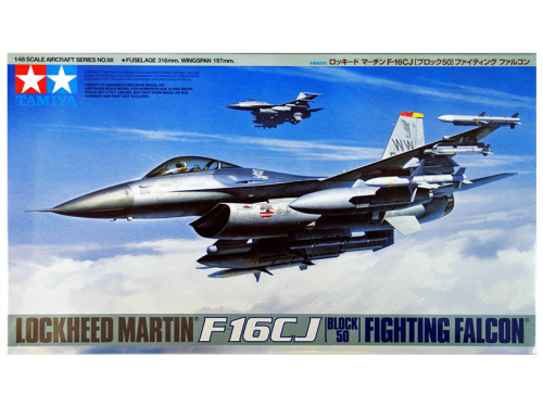 61098 Tamiya Американский лёгкий самолёт F-16CJ Fighting Falcon (1:48)