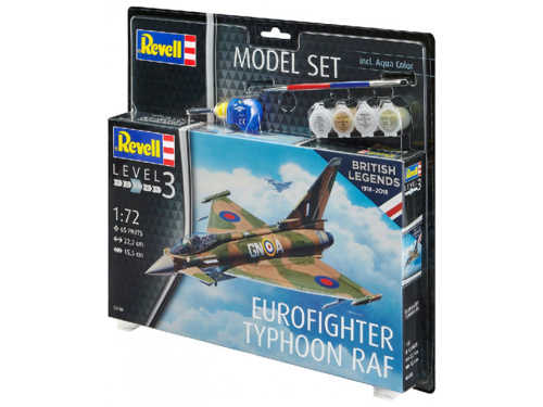 63900 Revell Подарочный набор. Многоцелевой истребитель Eurofighter Typhoon RAF (1:72)