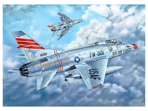 03221 Trumpeter Истребитель F-100C Super Sabre (1:32)