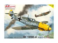 AZ7682 AZ Model Немецкий истребитель Bf 109E-4 "Aces over Channel" (1:72)