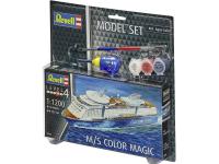 65818 Revell Подарочный набор Круизный паром M/S Color Magic (1:1200)