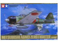 61025 Tamiya Японский истребитель Mitsubishi А6М3 Type 32 Zero Fighter (Hamp)) (1:48)
