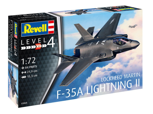 03868 Revell Истребитель-бомбардировщик F-35A Lightning II (1:72)
