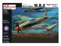 AZ7581 AZ Model Ночной истребитель Martin Baker MB.6 Night Ferret (1:72)