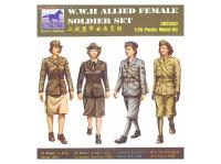 CB35037 Bronco Женщины-солдаты союзников WW2 (4 миниатюры) (1:35)