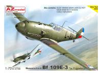 AZ7688 AZ Model Немецкий истребитель Bf-109 E-3 "In Yugoslavian service" (1:72)