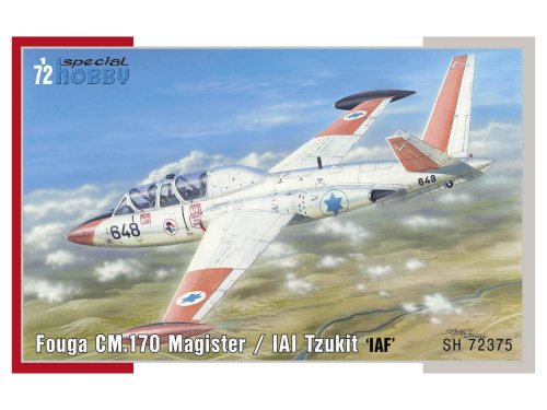 SH72375 Special Hobby Учебно-тренировочный самолёт Fouga CM.170 Magister/IAI Tzukit "IAF" (1:72)