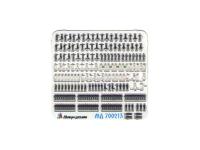 700213 Фототравление Микродизайн Матросы и морская пехота ВОВ цветные (1:700) 700213 Фототравление Микродизайн Матросы и морская пехота ВОВ цветные (1:700)