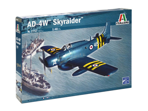 2757 Italeri Американский бомбардировщик AD-4W Skyraider (1:48)