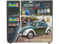 67035 Revell Подарочный набор с моделью полицейского автомобиля Фольксваген Жук (1:24)