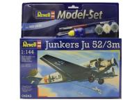 64843 Revell Подарочный набор со сборной моделью самолета Ju 52 (1:144) 64843 Revell Подарочный набор со сборной моделью самолета Ju 52 (1:144)