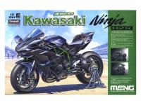 MT-001 Meng Мотоцикл Kawasaki Ninja H2™R (Unpainted Edition) (1:9)