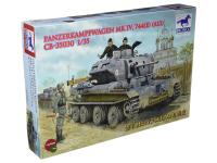 CB35030 Bronco Немецкий трофейный танк Panzerkampfwagen Mk IV, 744(E) (A13) (1:35)