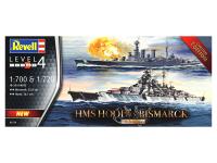 05174 Revell Набор кораблей HMS Hood vs. Bismarck - 80th Anniversary (1:720)