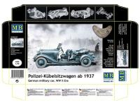 35101 Master Box Немецкий полицейский автомобиль (версия 1937 г). (1:35)