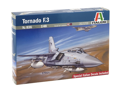 0836 Italeri Самолёт Tornado F.3 (1:48)