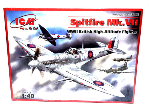 48062 ICM Спитфайр Mk. VII, британский истребитель ІІ Мировой войны (1:48)