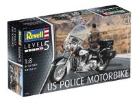 07915 Revell Американский полицейский мотоцикл (1:8)