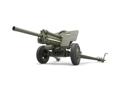 35129 MiniArt Советская пушка УСВ-БР 76-мм обр. 1941 с артиллерийским передком и расчетом (1:35)
