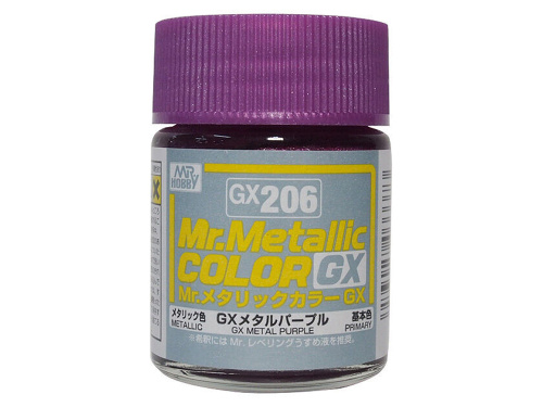 GX206 Mr.Hobby Mr.Metallic Color GX: Пурпурный металлик, 18 мл.