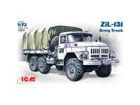 72811 ICM Зил-131, армейский грузовой автомобиль (1:72)