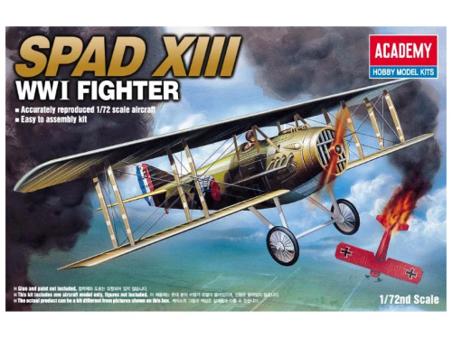 12446 Academy Самолет SPAD XIII WWI Fighter (1:72)