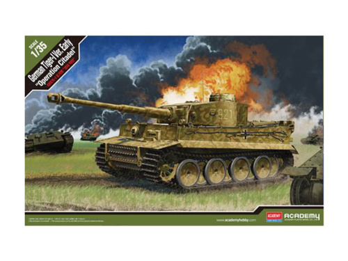 13509 Academy Немецкий танк Tiger-I Ver. Early Операция Цитадель (1:35)