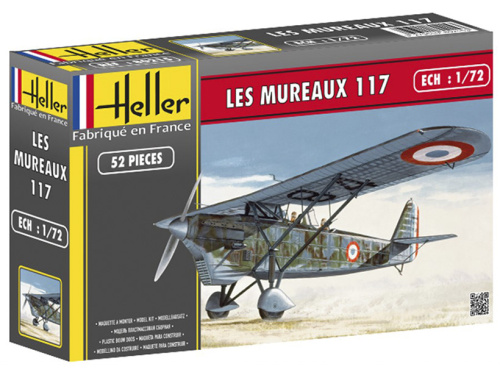 80215 Heller Французский самолёт Les Mureaux 117 (1:72)