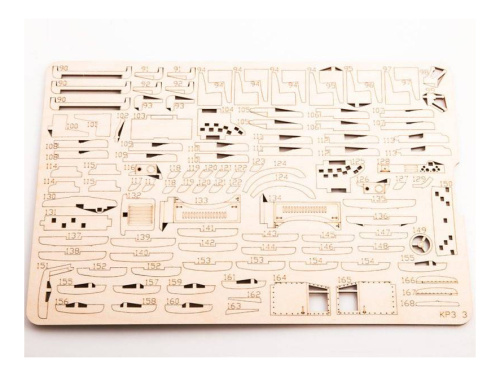 Конструктор из дерева. Грузовой автомобиль КРАЗ-255 бортовой, 1:35. Baumi 11005