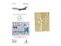 144203 Фототравление Микродизайн Ту-154М (Звезда) (1:144) 144203 Фототравление Микродизайн Ту-154М (Звезда) (1:144)