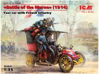 35660 ICM "Битва на Марне" (1914 г.), Автомобиль такси с французской пехотой (1:35)