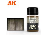 AK-014 AK-Interactive Эмалевый эффект потёков Winter Streaking Grime (зимняя грязь), 35 мл.
