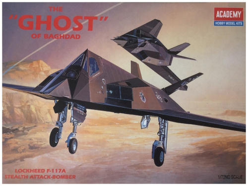 12475 Academy Американский самолёт F-117A The "Ghost" of Baghdad (1:72)