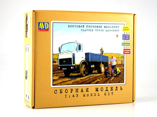 1175 KIT AVD Models Бортовой грузовик МАЗ-5337 (1:43)